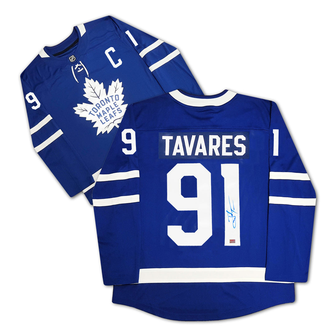 John Tavares Signed Blue Toronto Maple Leafs Jersey, Toronto Maple Leafs, NHL, Hockey, Autographed, Signed, AAAJH32315