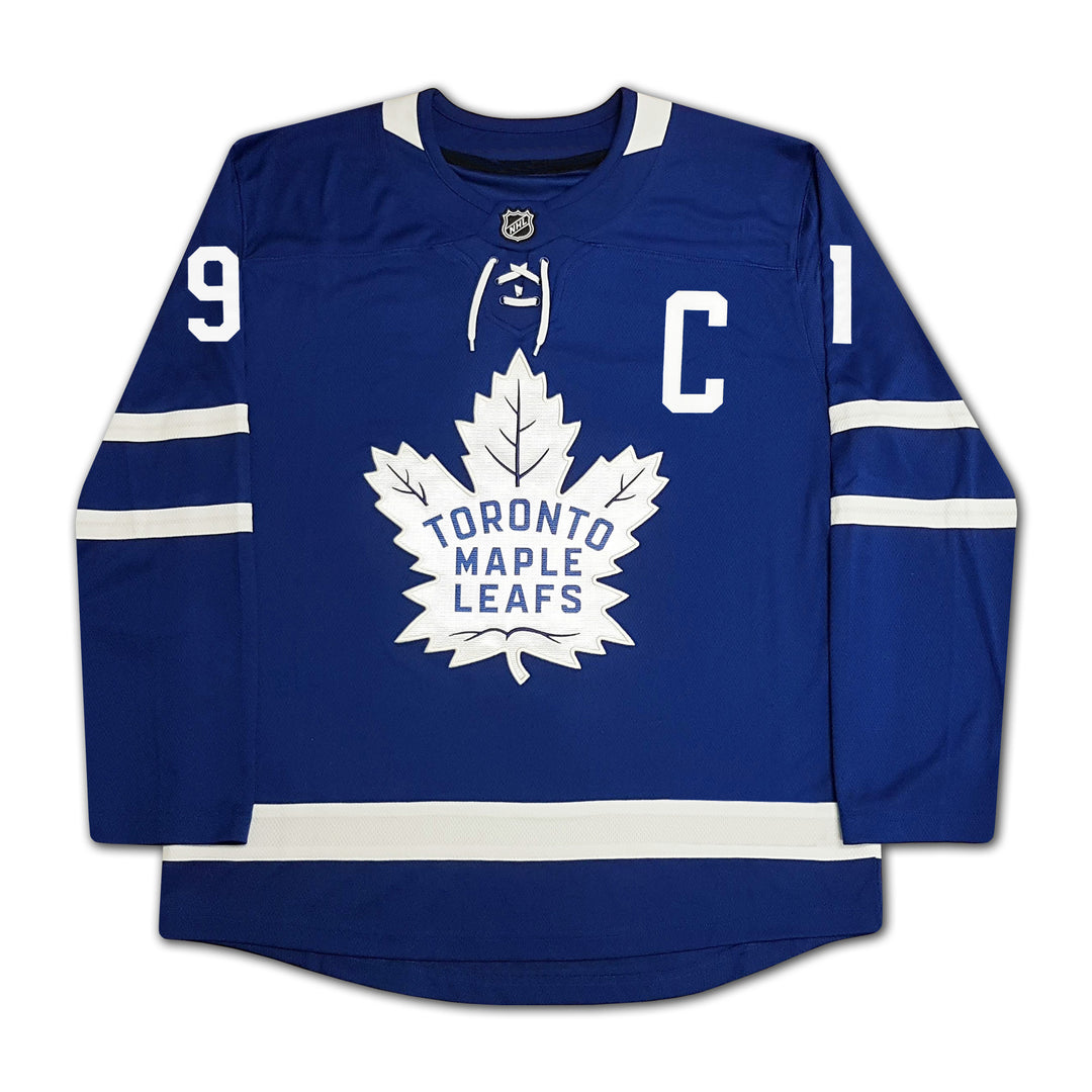 John Tavares Signed Blue Toronto Maple Leafs Jersey, Toronto Maple Leafs, NHL, Hockey, Autographed, Signed, AAAJH32315