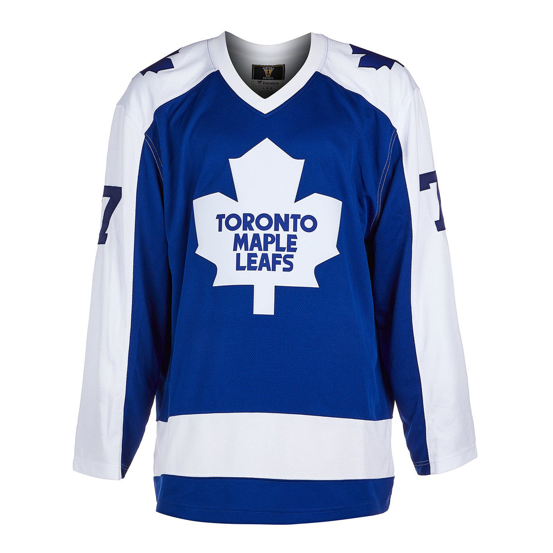 Lanny Mcdonald Autographed Toronto Maple Leafs Blue Jersey, Toronto Maple Leafs, NHL, Hockey, Autographed, Signed, AAAJH33171