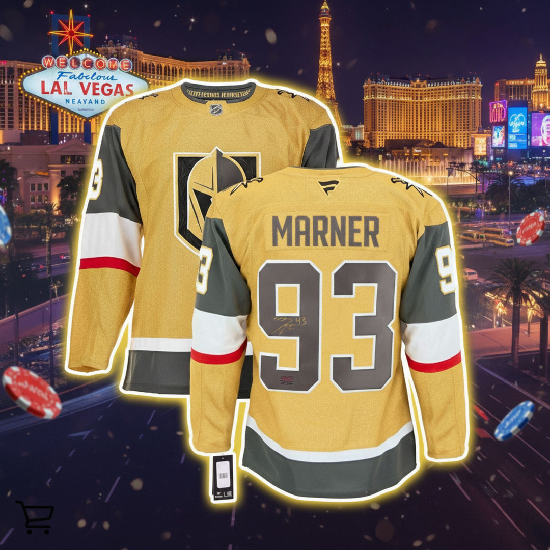 Mitch Marner Signed Las Vegas Golden Knights Jersey, Toronto Maple Leafs, NHL, Hockey, Autographed, Signed, AAAJH33423