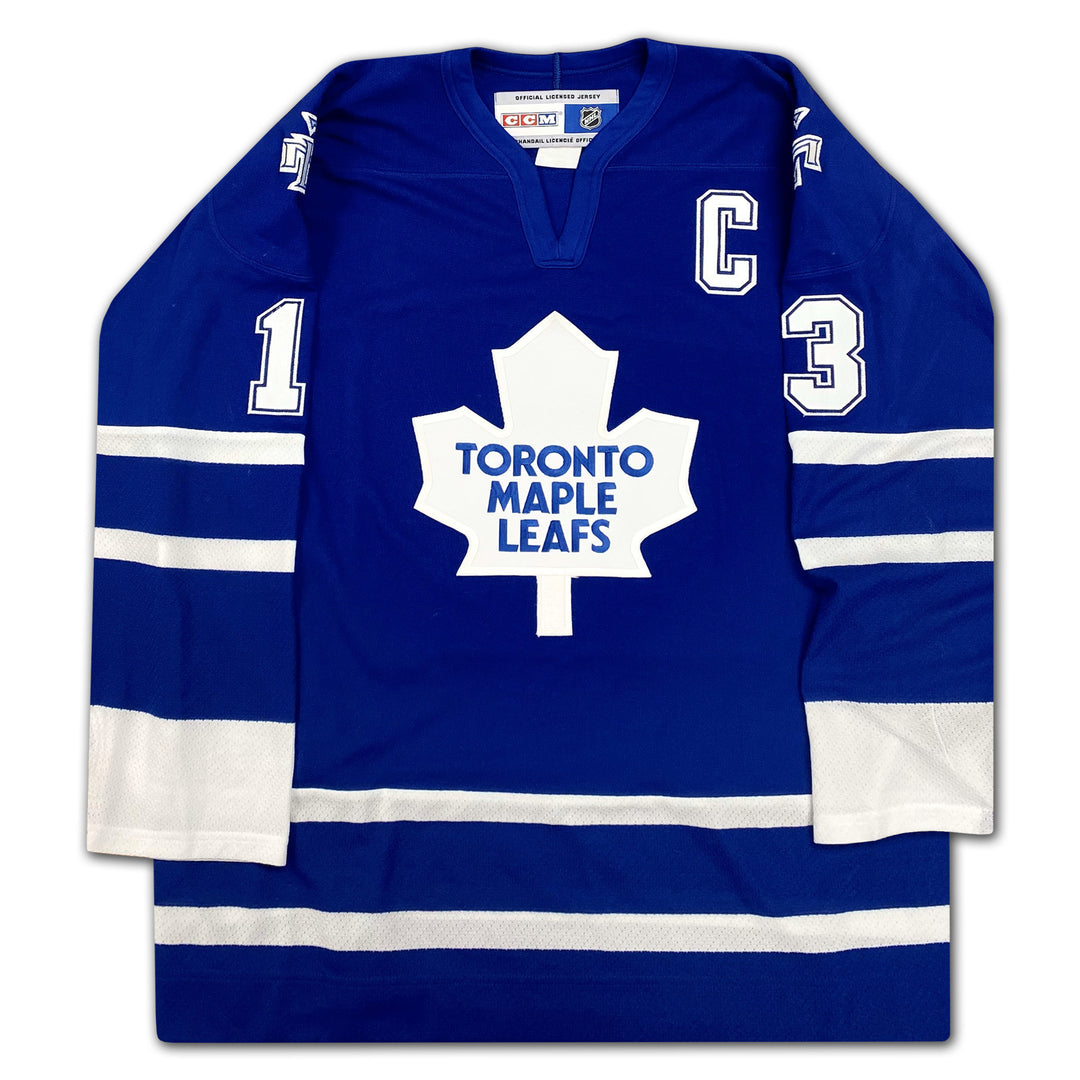Mats Sundin Autographed Ccm Blue Toronto Maple Leafs Jersey, Toronto Maple Leafs, NHL, Hockey, Autographed, Signed, AAAJH33202