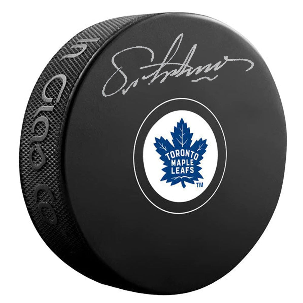 Eric Lindros Signed Puck - Toronto Maple Leafs, Toronto Maple Leafs, NHL, Hockey, Autographed, Signed, AAHPH33143