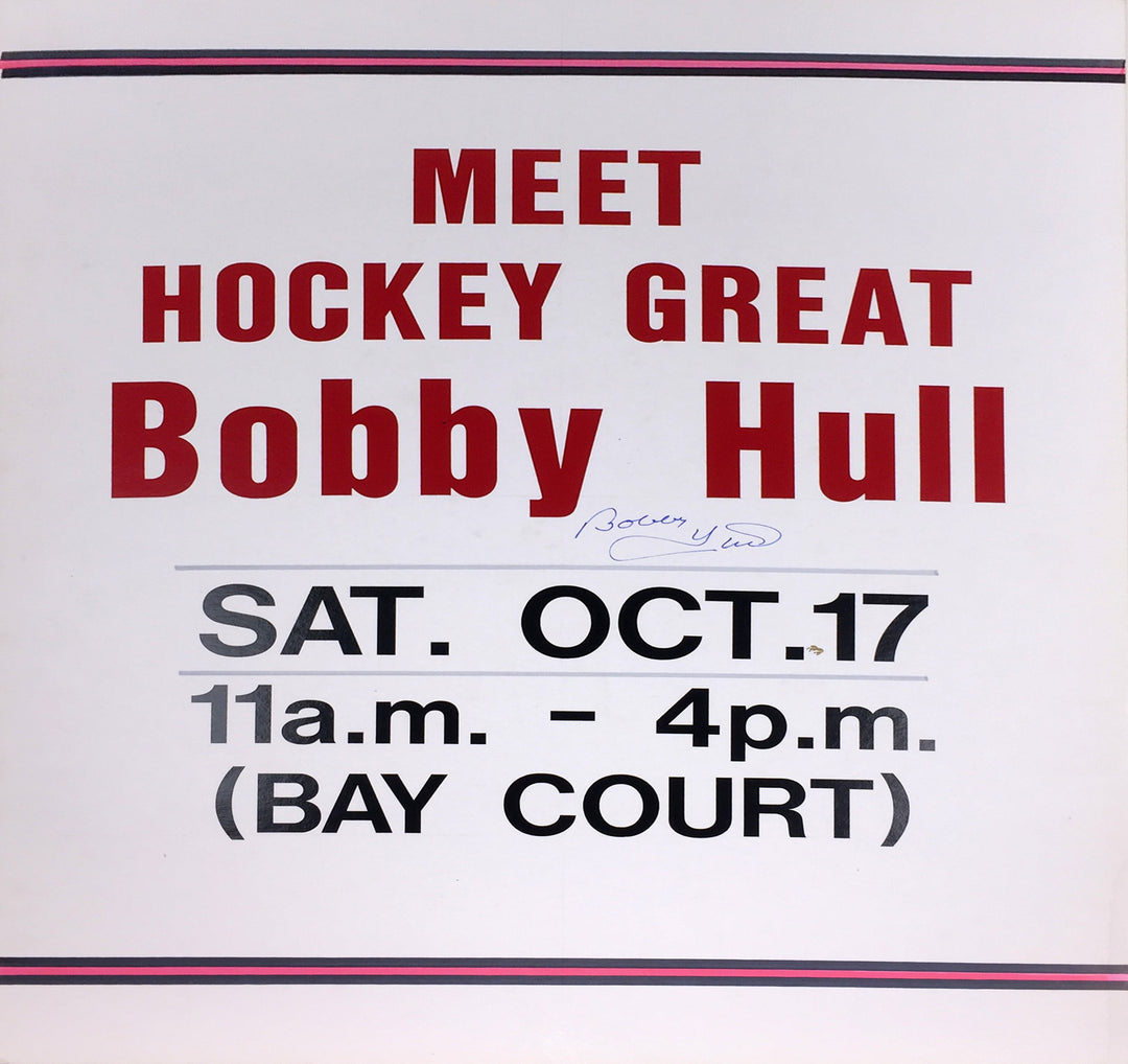 Bobby Hull Autographed Sign - Chicago Blackhawks, Chicago Blackhawks, NHL, Hockey, Autographed, Signed, AAVSH31837