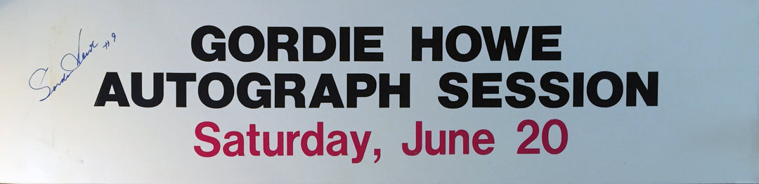 Gordie Howe Autographed Vintage Sign - Detroit Red Wings, Detroit Red Wings, NHL, Hockey, Autographed, Signed, AAVSH31847