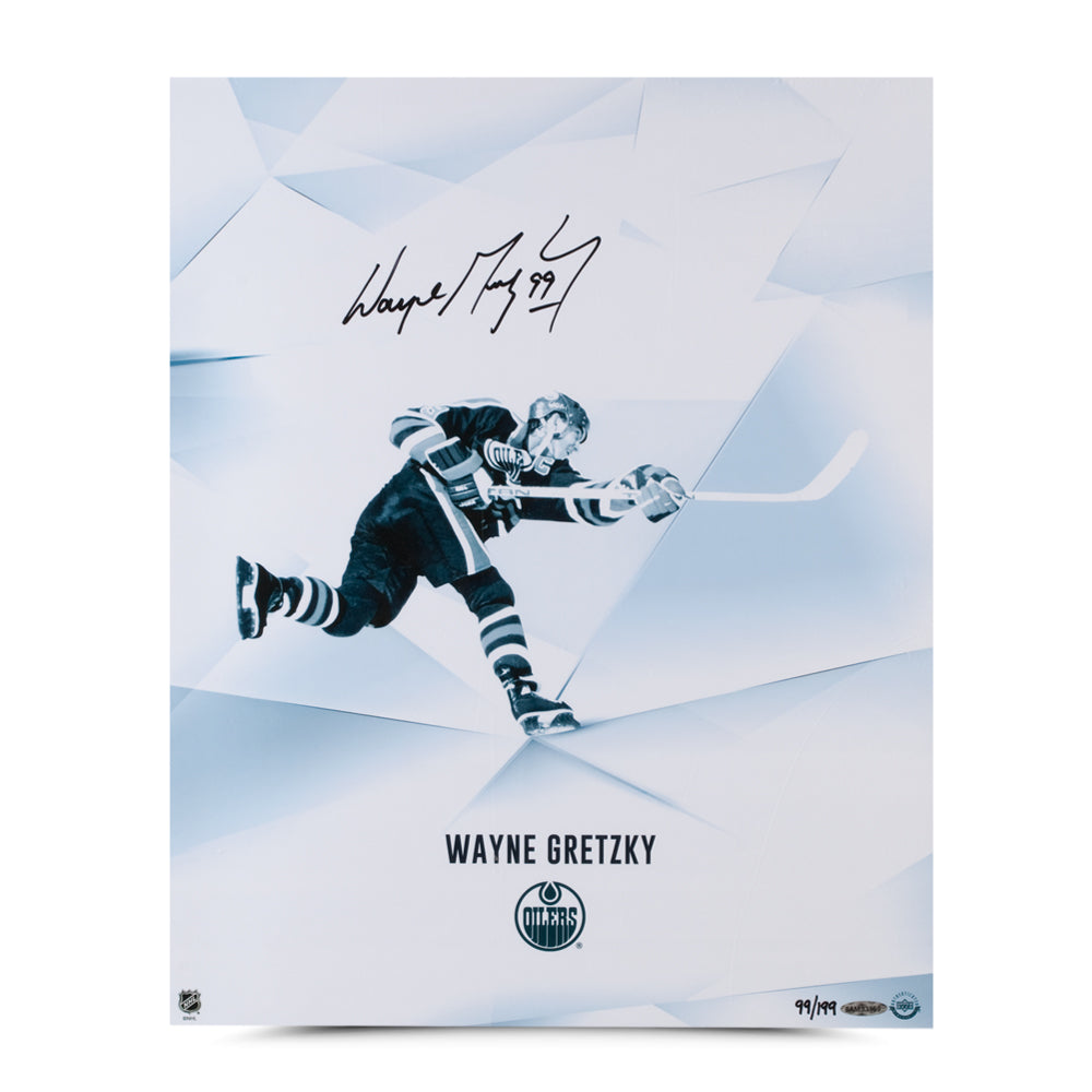 Wayne Gretzky Signed Edmonton Oilers Clarity 16X20 Photo - Ltd Ed 199